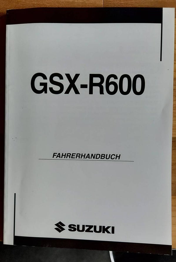 Fahrerhandbuch - 9901129G5001K - GSXR600