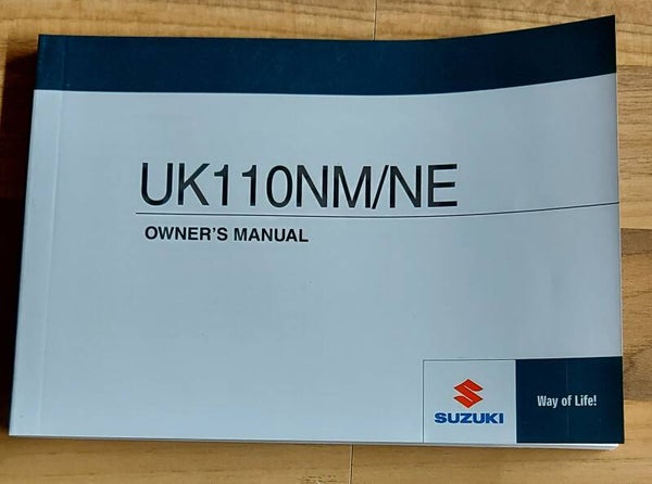 Owner's manual - 9901101K5301A - UK110NM/NE