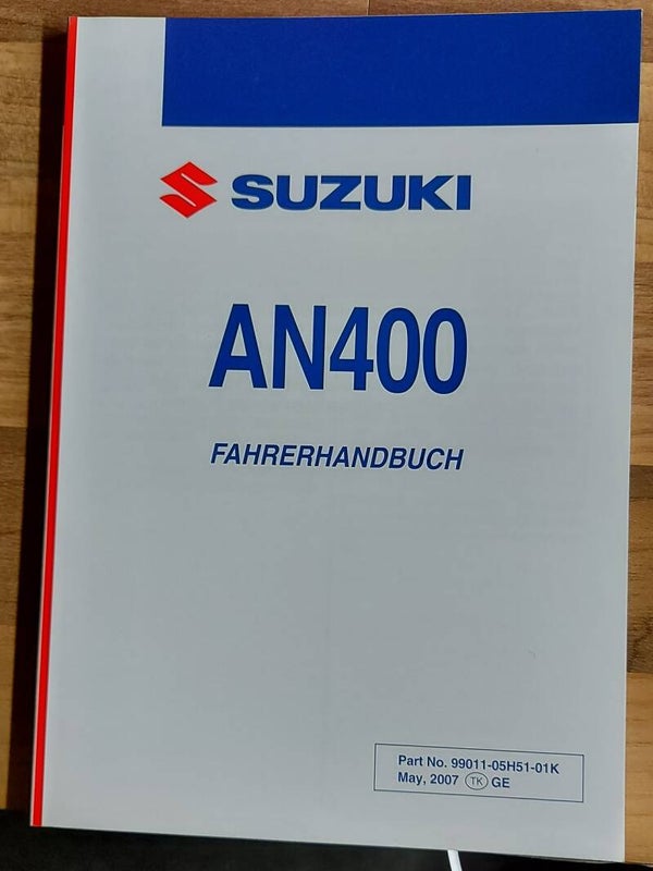 Fahrerhandbuch - 9901105H5101K - AN400
