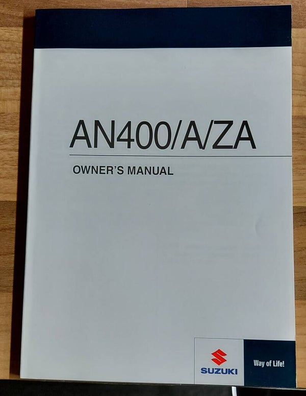 Owner's manual - 9901105H7601A - AN400/A/ZA