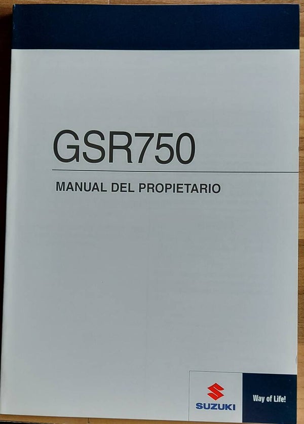 Manual del propietario - 9901108J50029 - GSR750