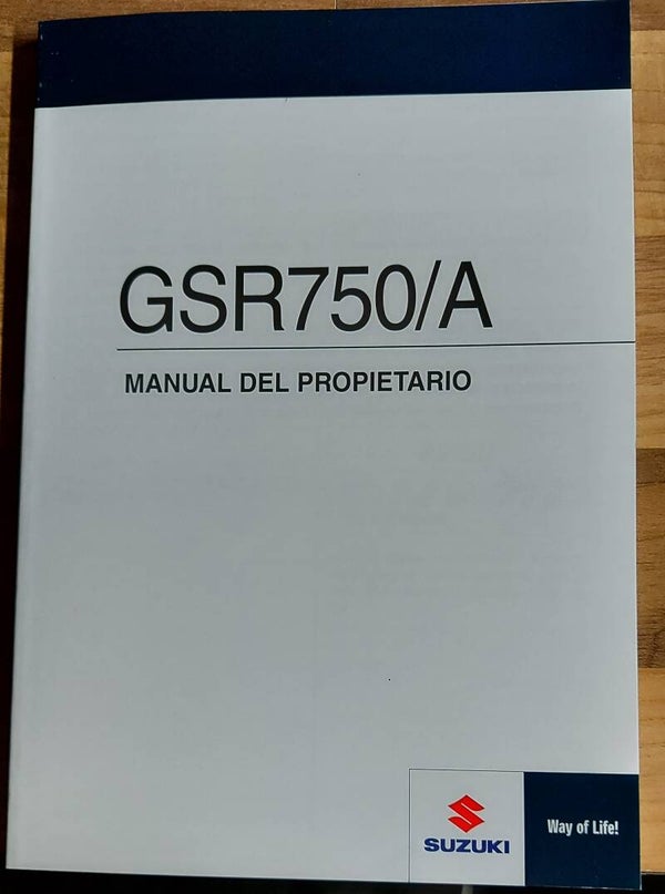 Manual del propietario - 9901108J61029 - GSR750A