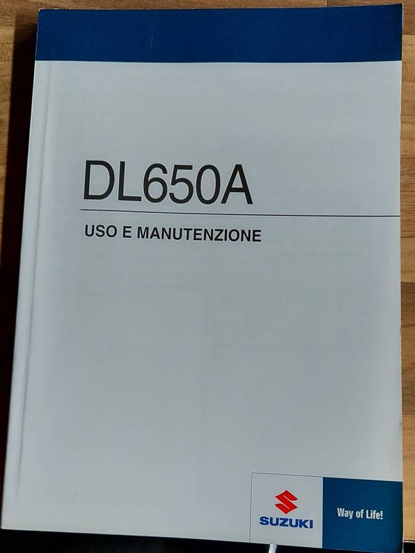 Uso E manutenzione - 9901111J6301E - DL650A