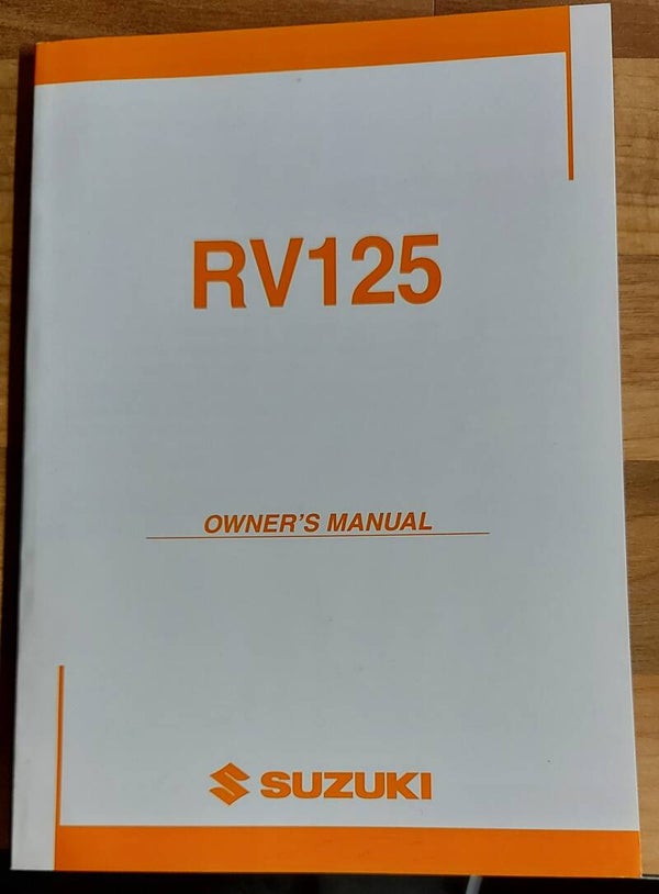 Owner's manual - 9901113G6101A - RV125