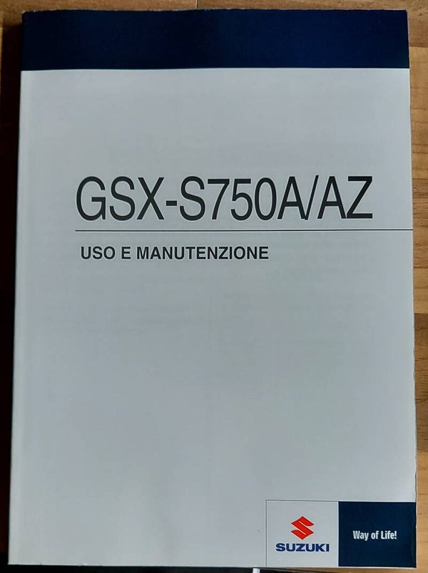 Uso E manutenzione - 9901113K5001E - GSX-S750A/AZ