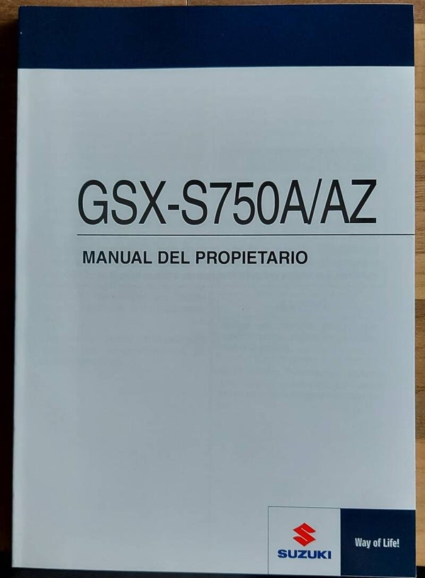 Manual del propietario - 9901113K50029 - GSX-S750A/AZ