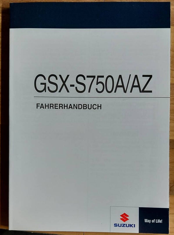 Fahrerhandbuch - 9901113K5101K - GSX-S750A/AY/AZ