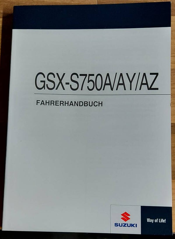 Fahrerhandbuch - 9901113K5301K - GSX-S750A/AY/AZ