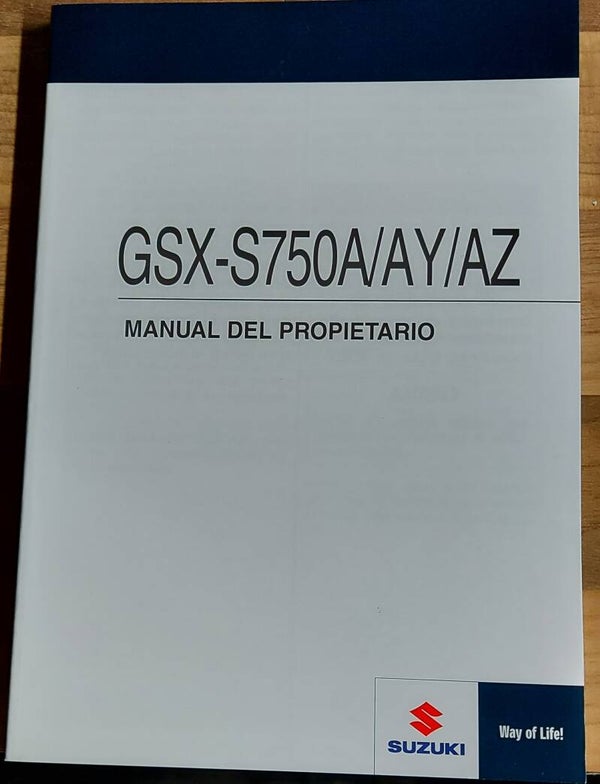 Manual del propietario - 9901113K53029 - GSX-S750A/AY/AZ