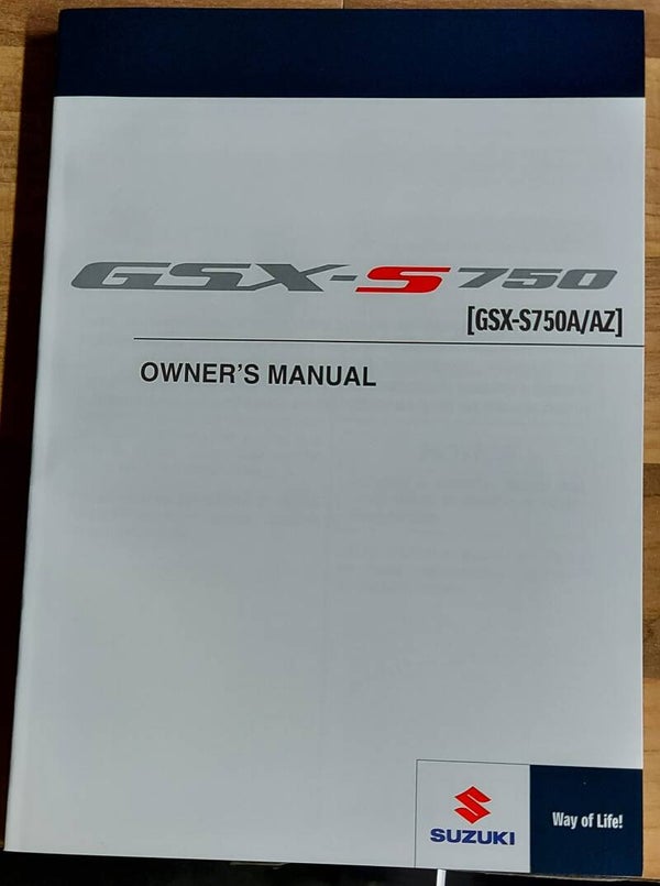 Owner's manual - 9901113K5401A - GSX-S750