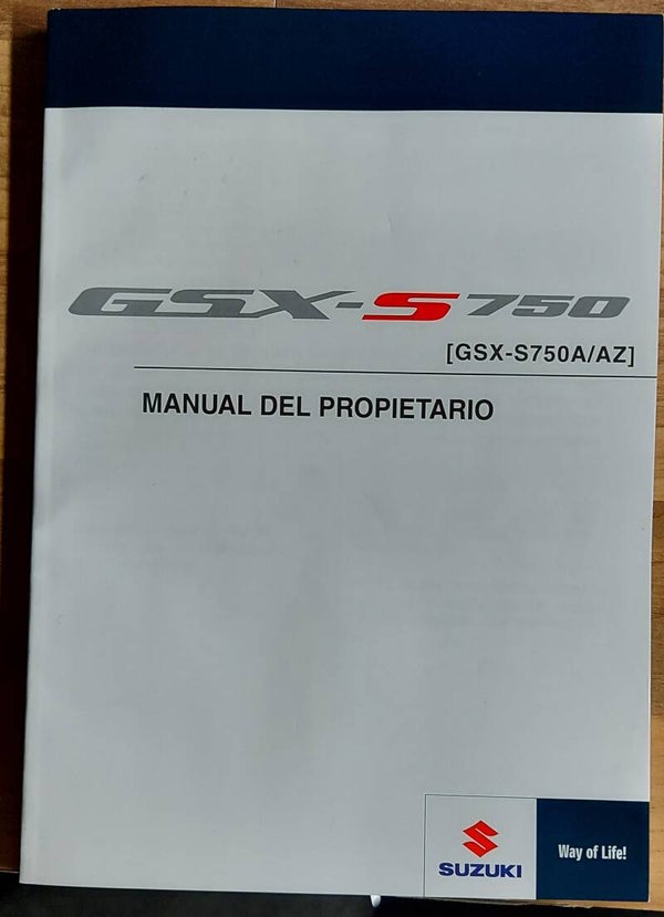 Manual del propietario - 9901113K54029 - GSX-S750