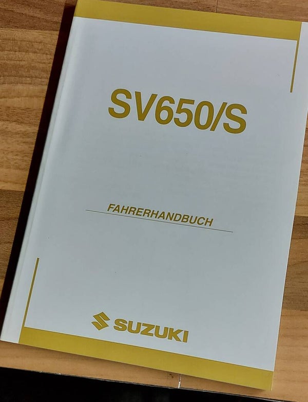 Fahrerhandbuch - 9901117G5101K - SV650/S