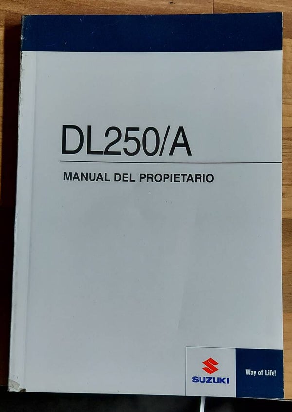 Manual del propietario - 9901121K50029 - DL250/A