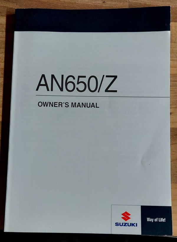 Owner's manual - 9901126J5301A - AN650/Z