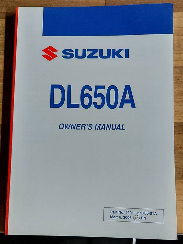 Owner's manual - 9901127G6001A - DL650A