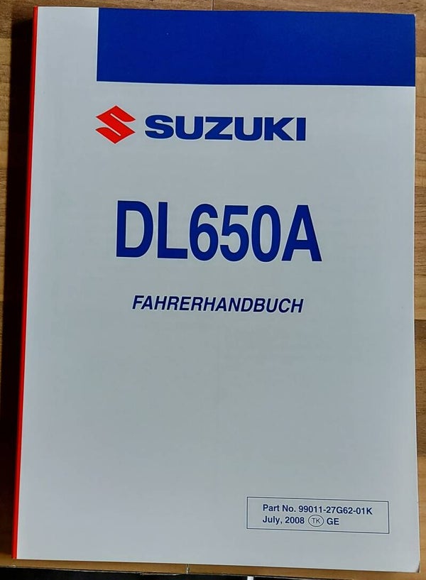 Fahrerhandbuch - 9901127G6201K - DL650A