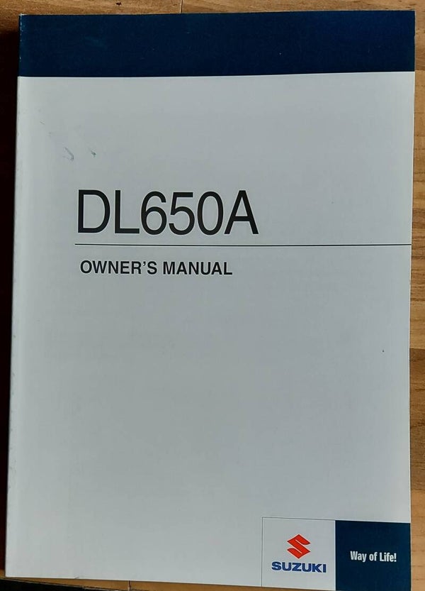Owner's manual - 9901111J6001A - DL650A