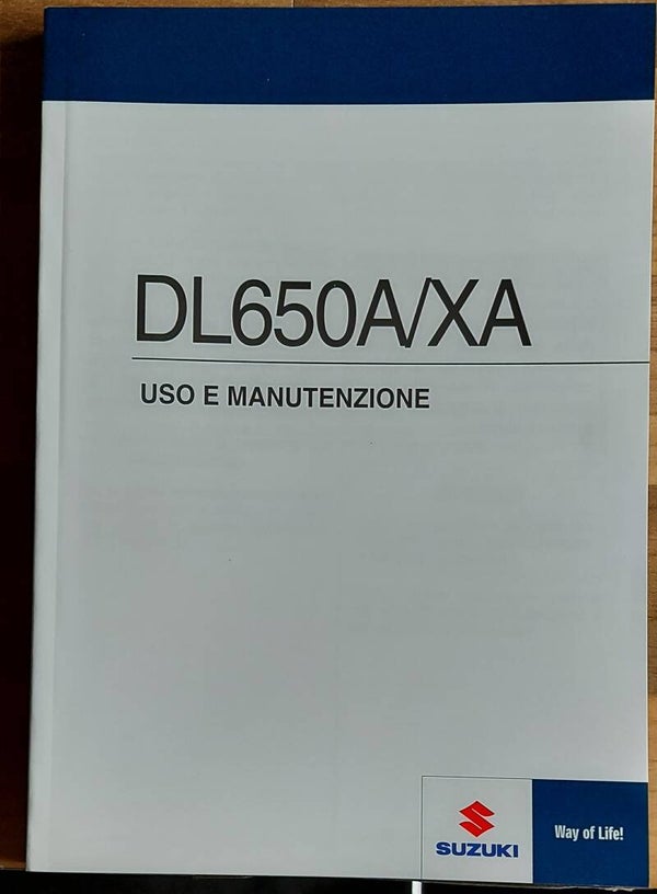 Uso E manutenzione - 9901128K5301E - DL650A/XA