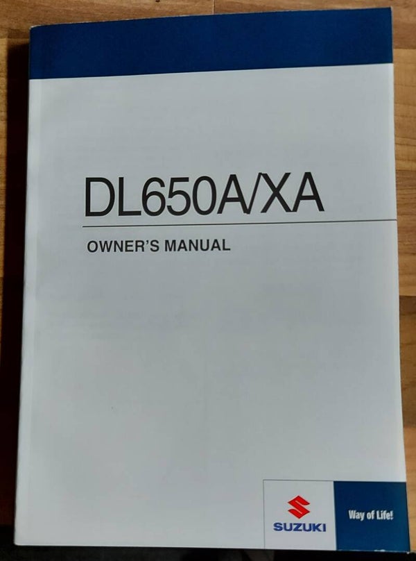 Owner's manual - 9901128K5301A - DL650A/XA