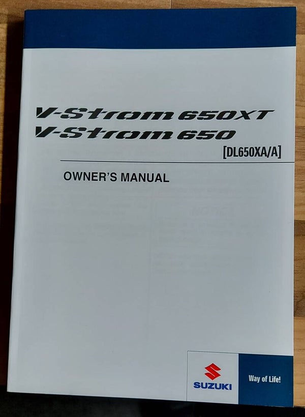 Owner's manual - 9901128K5411A - DL650XA/A