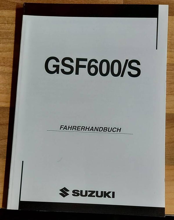 Fahrerhandbuch - 9901131F5401K - GSF600/S