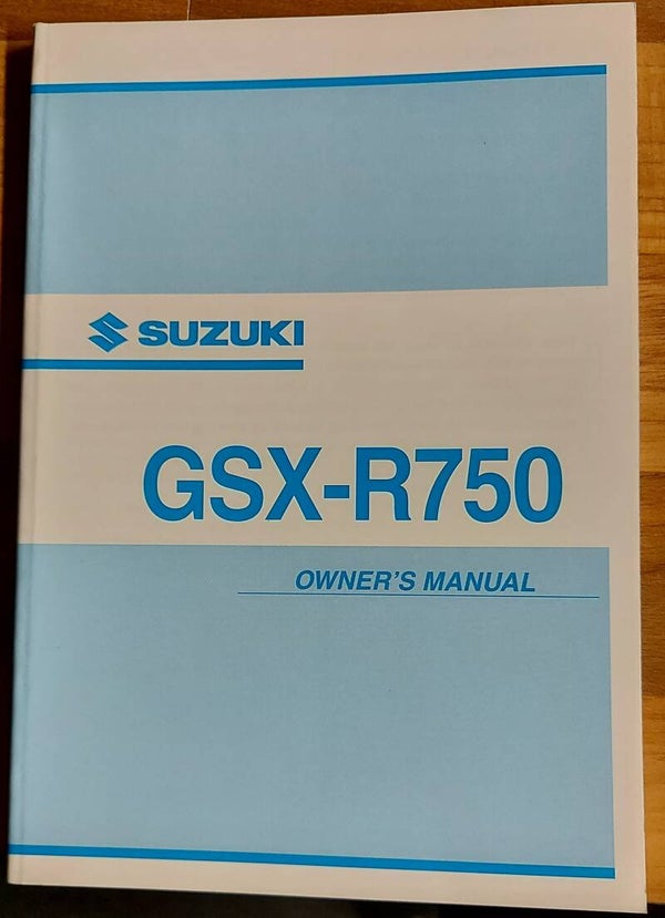 Owner's manual - 9901133F5201A - GSX-R750