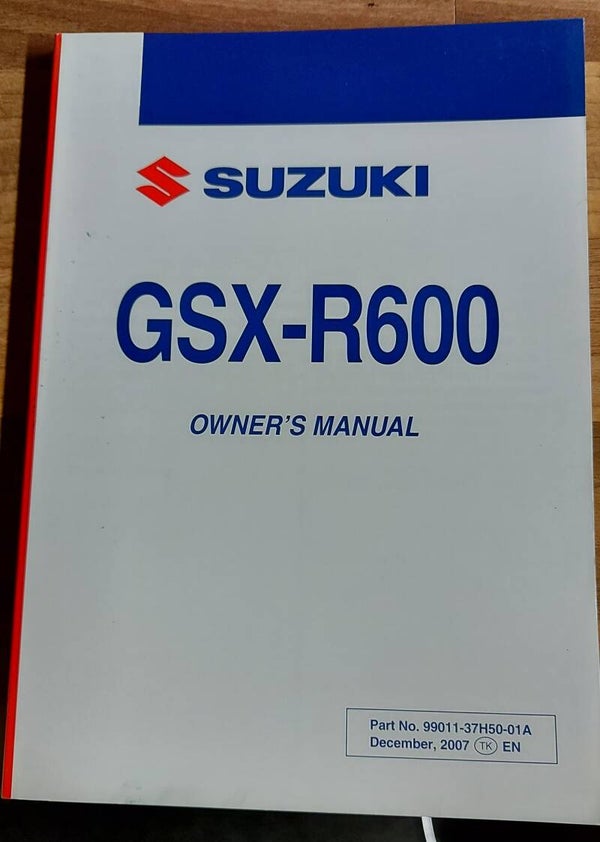 Owner's manual - 9901137H5001A - GSXR600