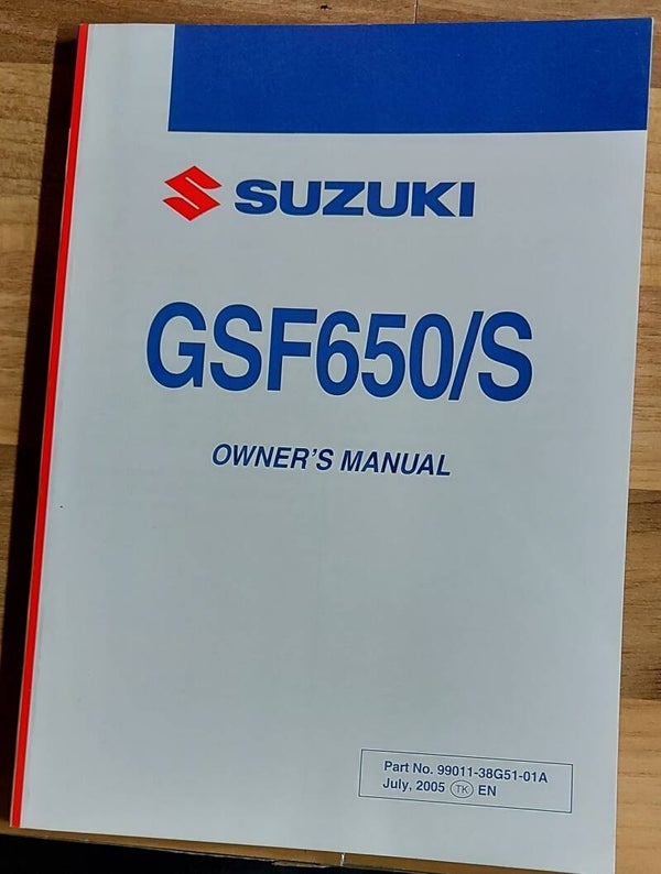 Owner's manual - 9901138G5101A - GSF650/S