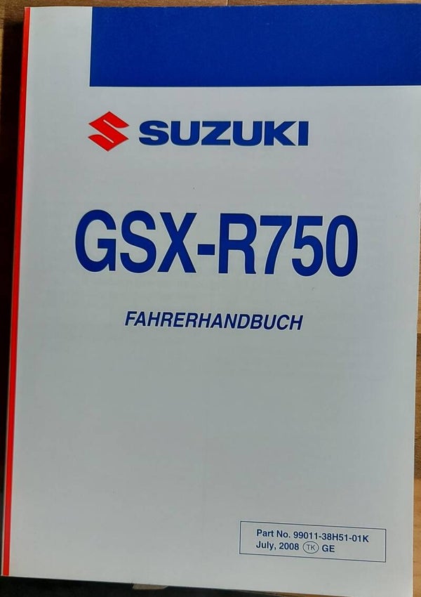 Fahrerhandbuch - 9901138H5101K - GSX-R750