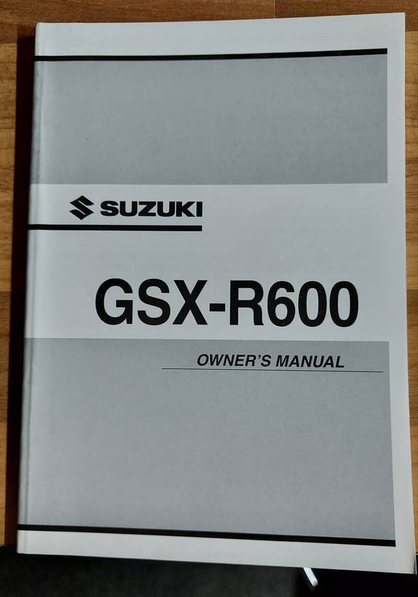 Owner's manual - 9901139F5201A - GSXR600