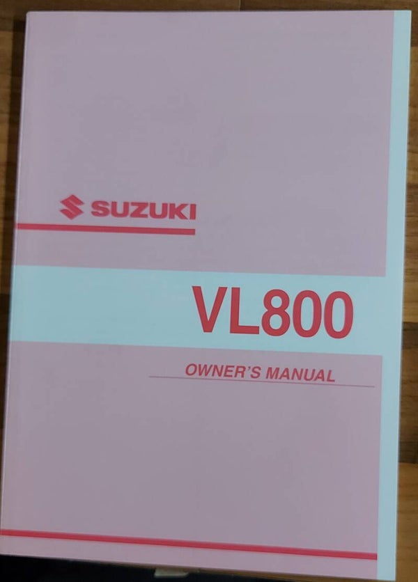 Owner's manual - 9901141F5101A - VL800