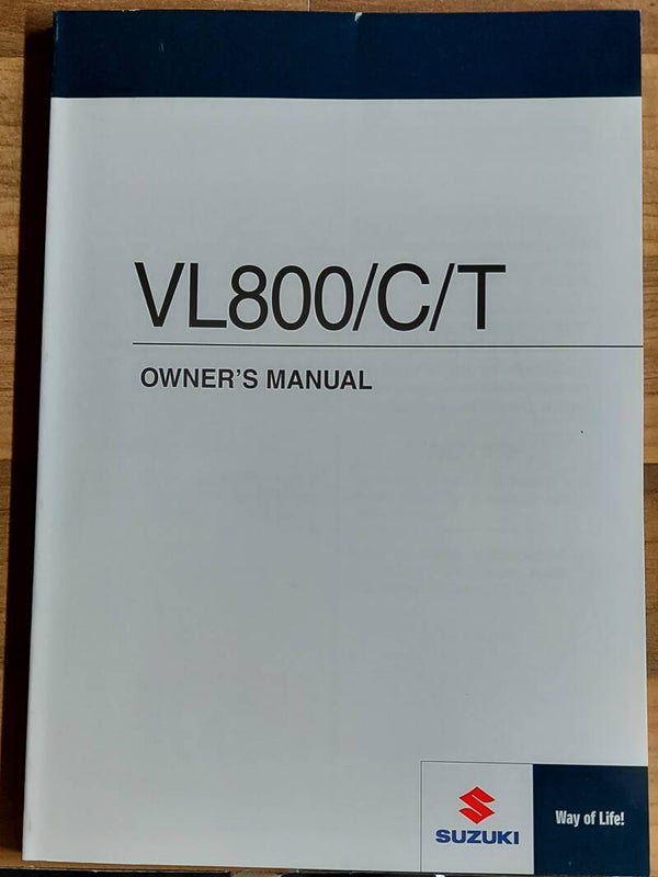 Owner's manual - 9901143H5201A - VL800/C/T