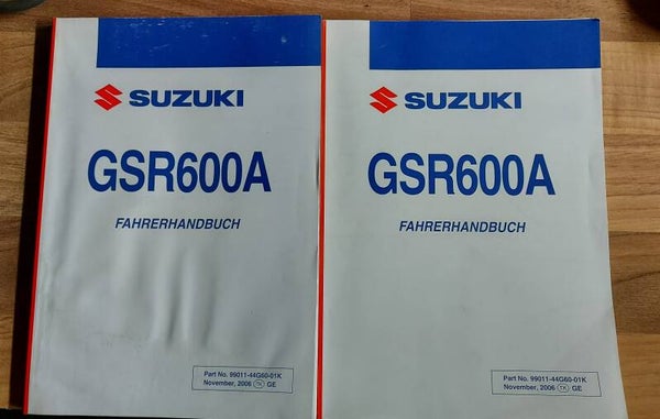 Fahrerhandbuch - 9901144G6001K - GSR600A