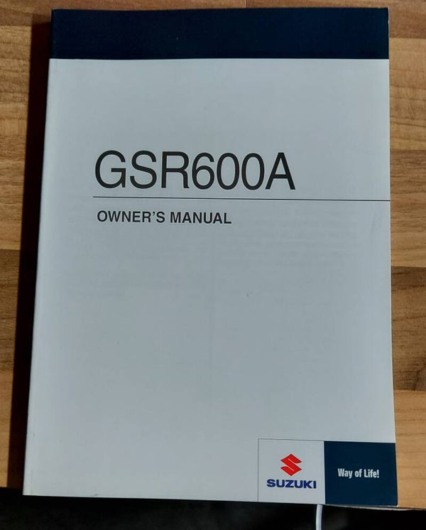 Owner's manual - 9901144G6301A - GSR600A
