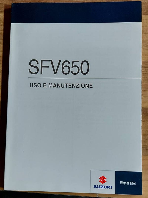 Uso E manutenzione - 9901144H5201E - SFV650