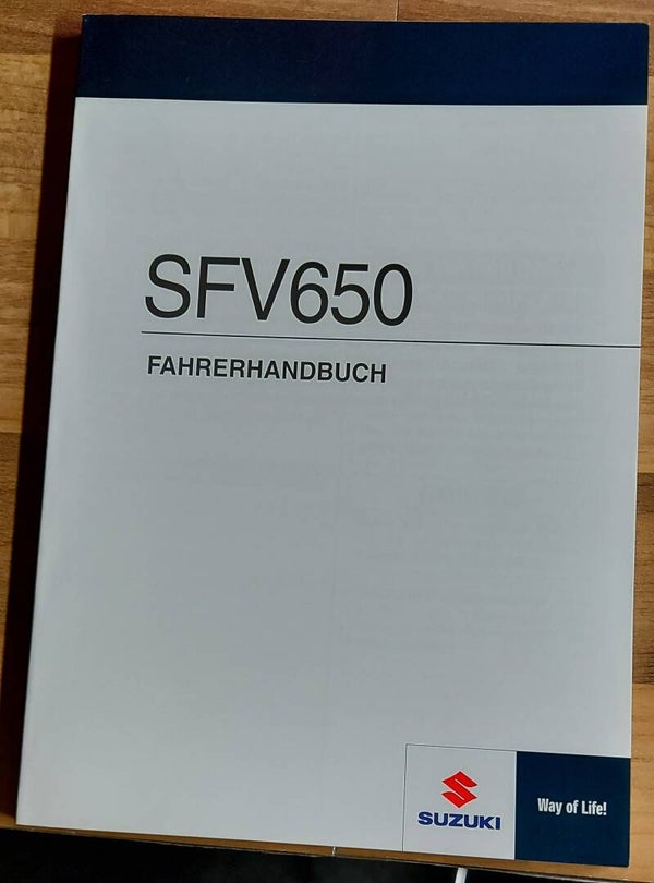 Fahrerhandbuch - 9901144H5001K - SFV650