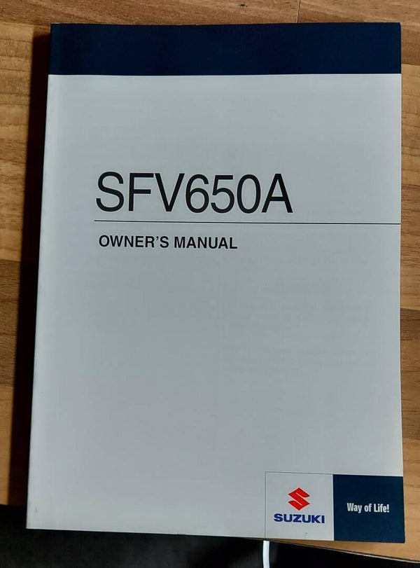 Owner's manual - 9901144H6201A - SFV650A