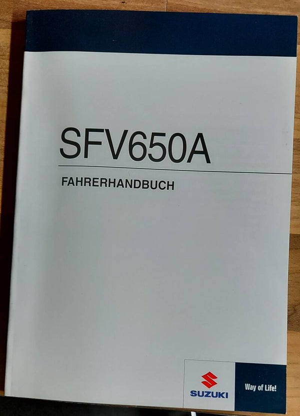 Fahrerhandbuch - 9901144H6201K - SFV650A