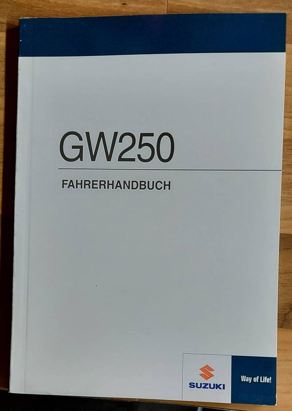 Fahrerhandbuch - 9901148H5001K - GW250