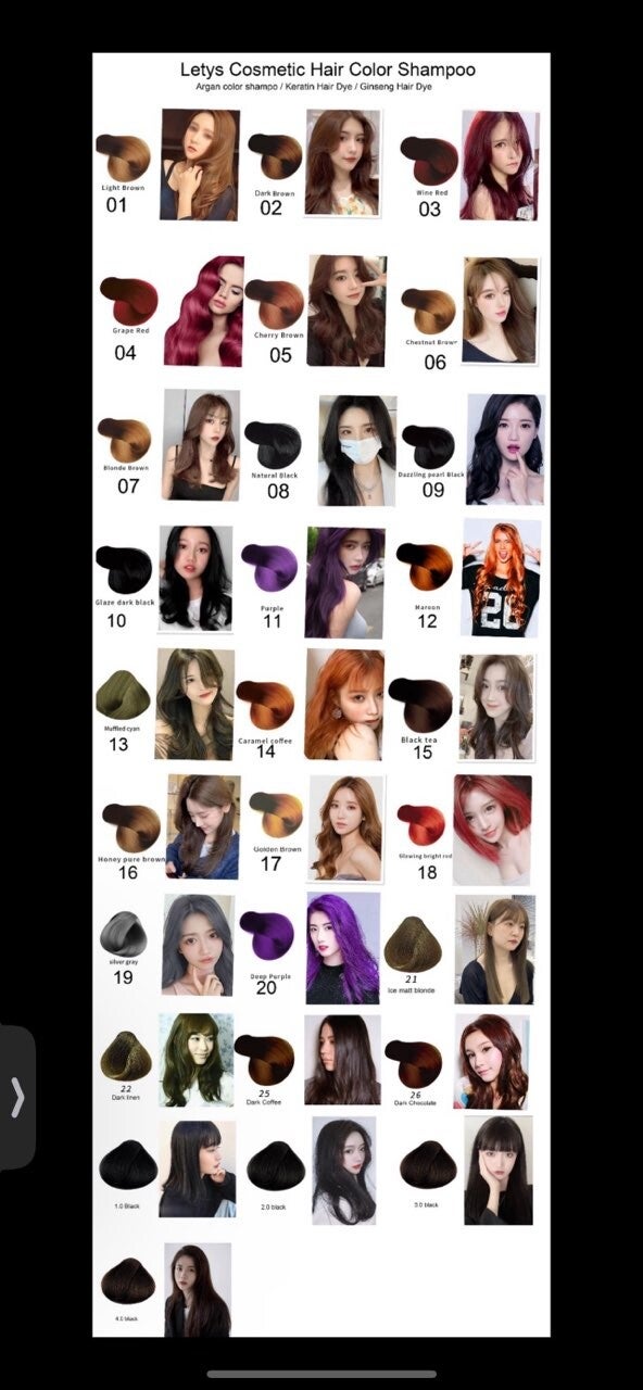 Letys Cosmetic 5-1 Hair Dye Shampoo