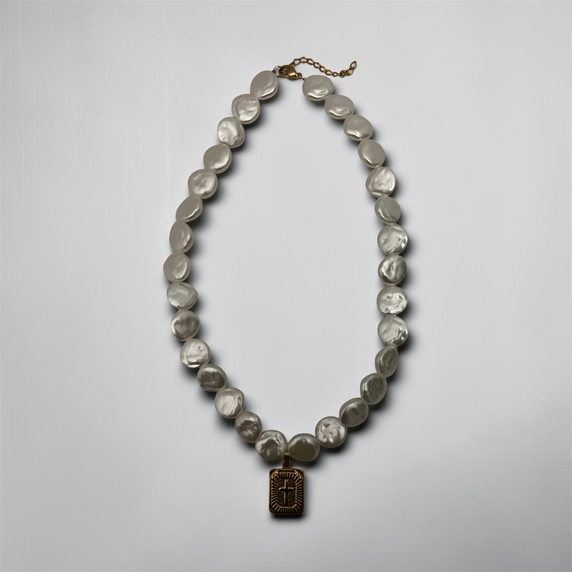 Beaded Cross Necklace