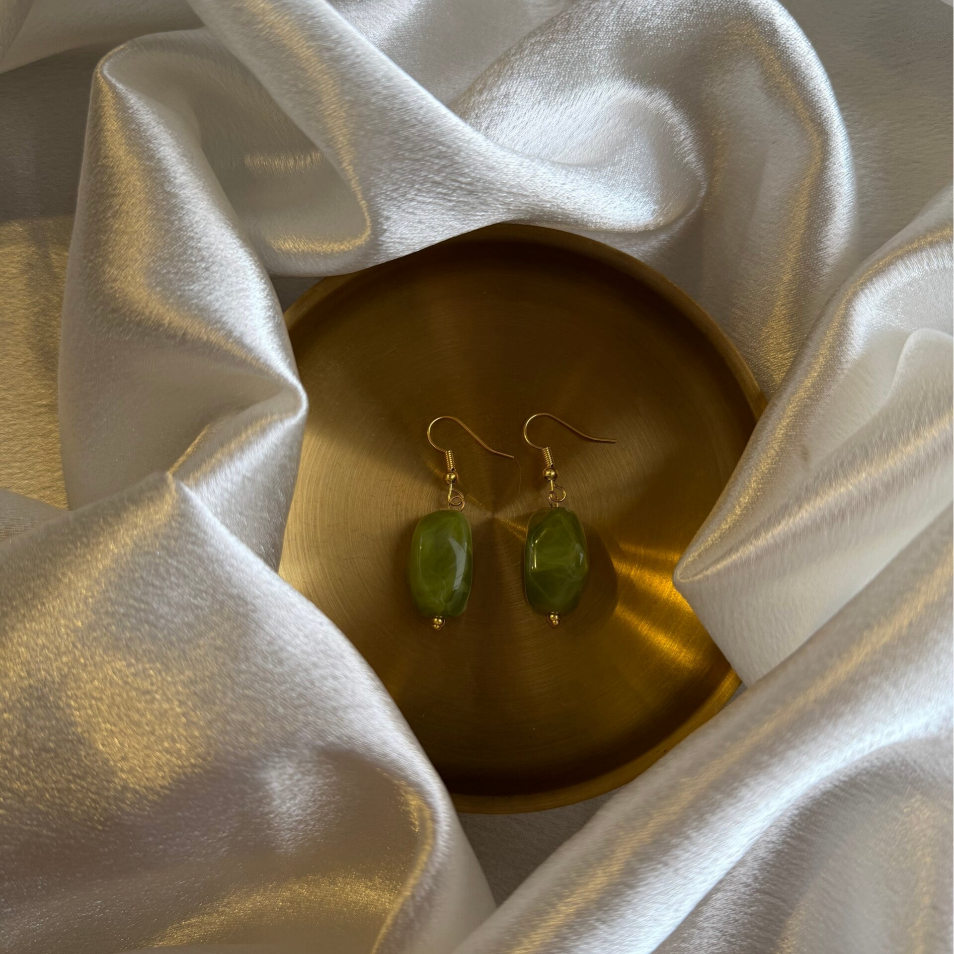 Vintage Olive Earrings