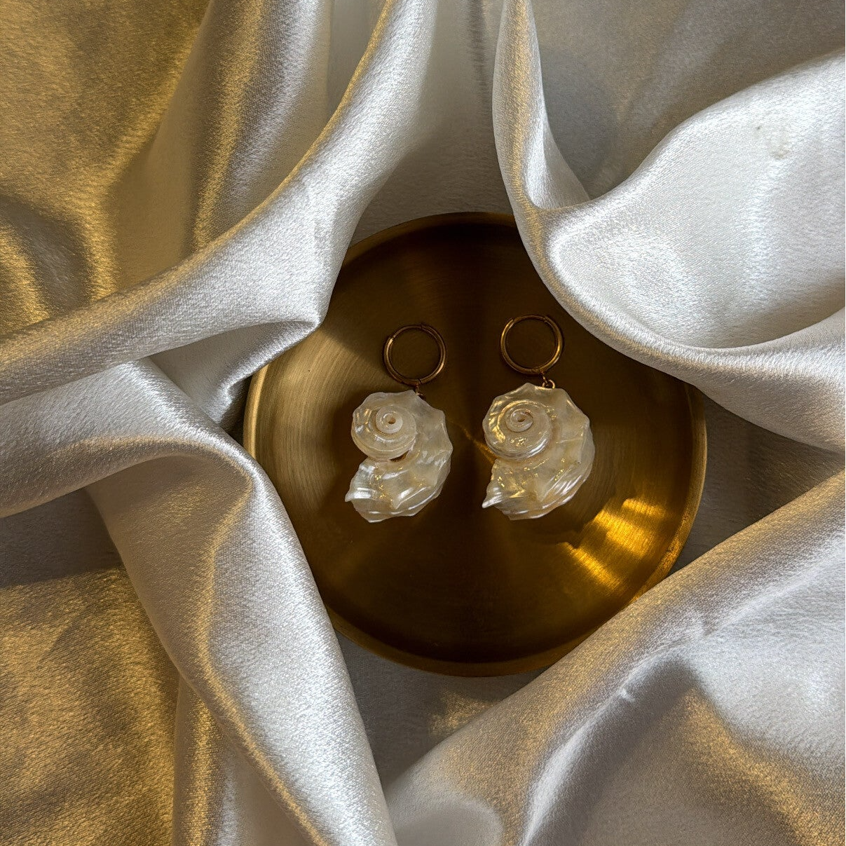 Natural Seashell Earrings