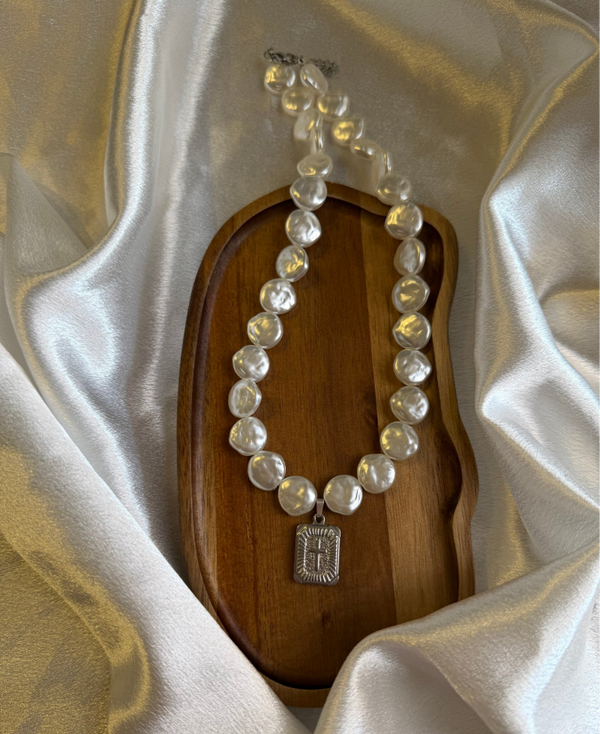 Beaded Cross Necklace