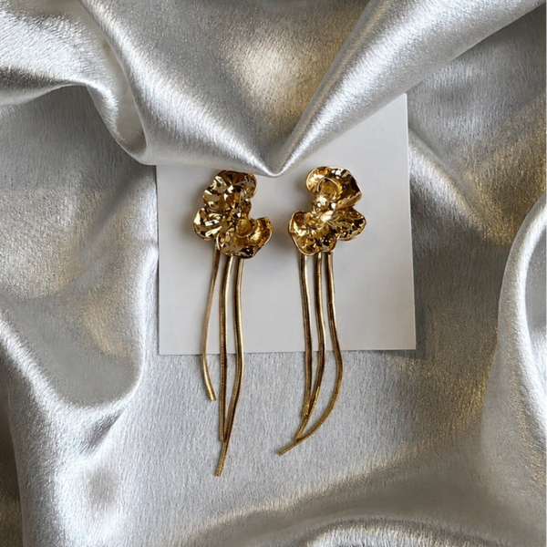 Floréa Golden Earrings