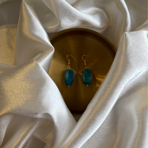 Vintage Aqua Earrings