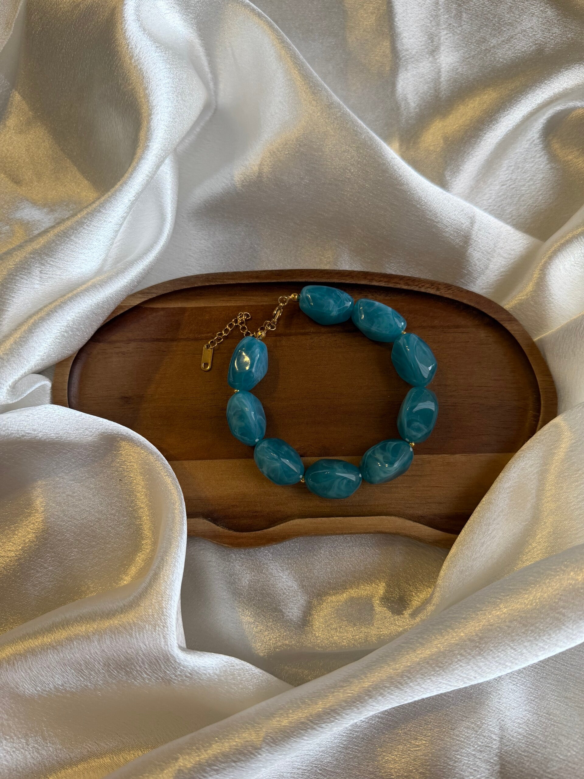 Vintage Aqua Bracelet