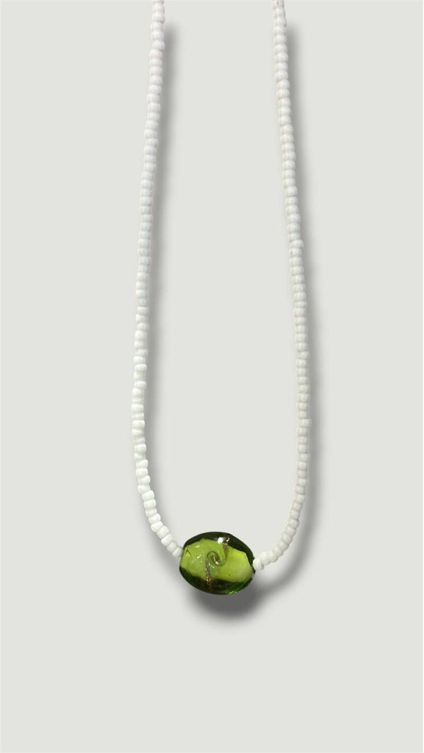 Green Glass Necklace