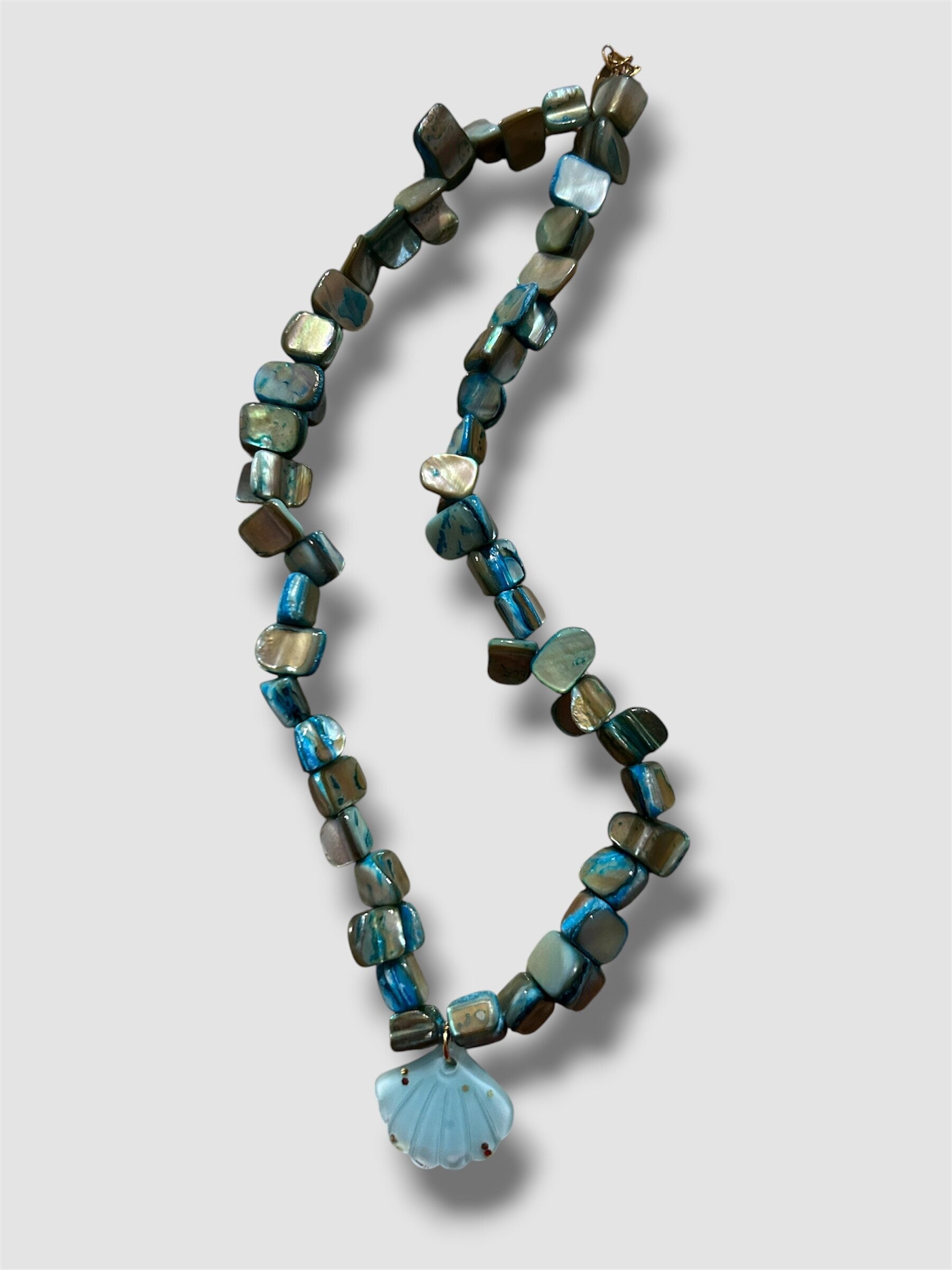 Azure Shell Necklace