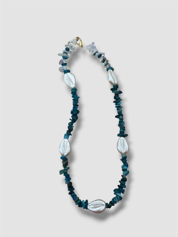 Azure Seashell Necklace
